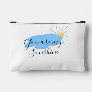 Pochette À Accessoires vous êtes mon soleil jaune orange rayons de soleil