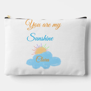 Pochette À Accessoires vous êtes mon soleil jaune orange soleil rayons nu