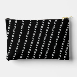 Pochette À Accessoires Voyage monochrome élégant