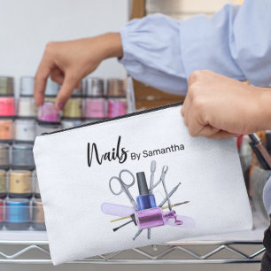 Pochette À Accessoires Watercolor Nail Salon