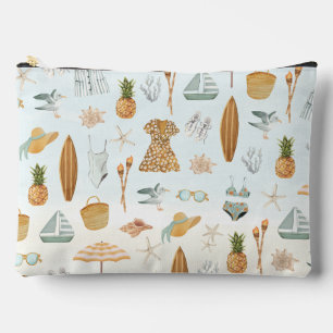 Pochette À Accessoires Week-end de fête de bachelorette sur la plage à l'