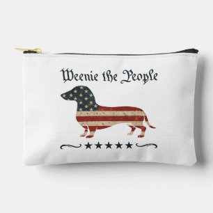 Pochette À Accessoires Weenie Le Peuple Dachshund 4 juillet