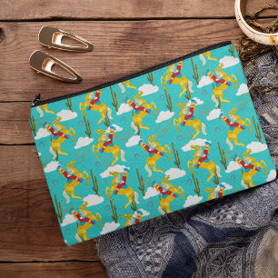 Pochette À Accessoires Western Cowgirl Retro Patterned