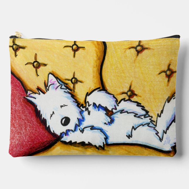 Pochette À Accessoires Westie kidnappé   (Recto)