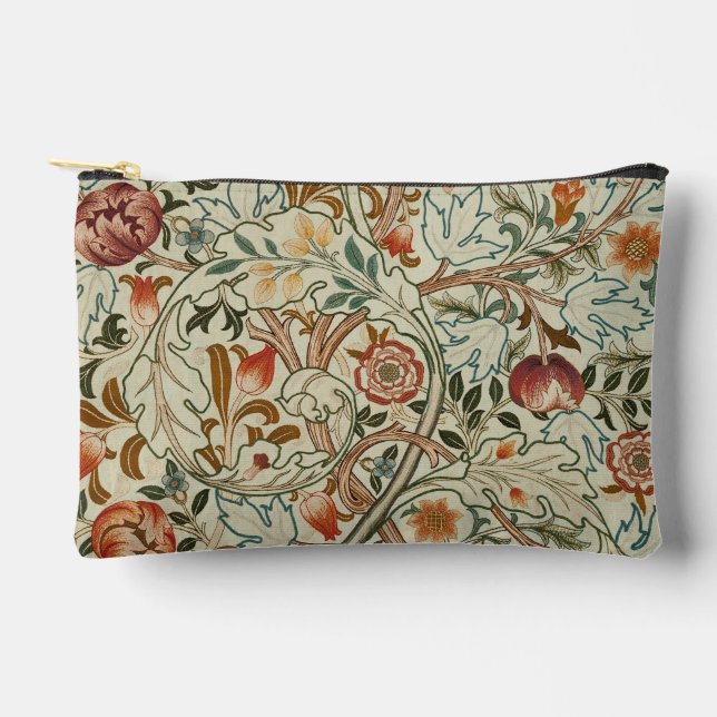 Pochette À Accessoires William Morris Acanthus Broderie Motif Floral (Recto)