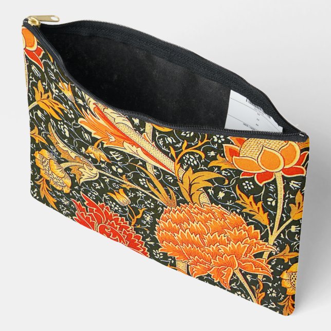 Pochette À Accessoires William Morris Cray Fond d'écran Motif (Ouvrir)