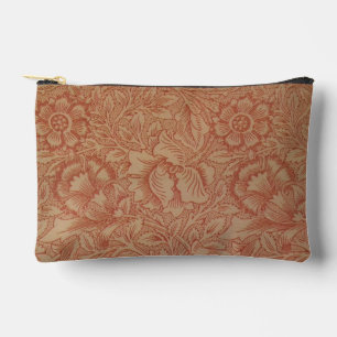 Pochette À Accessoires William Morris Fleur de pavot rose Floral