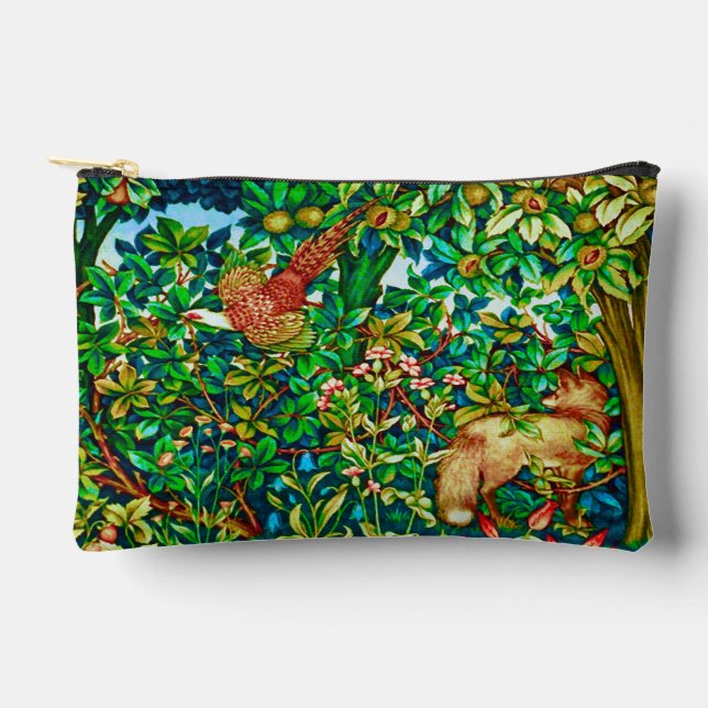 Pochette À Accessoires William Morris Fox et Pheasestry Imprimer (Recto)