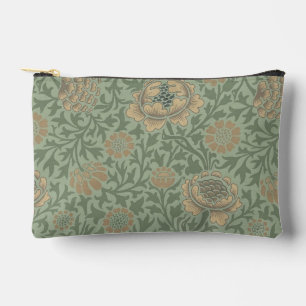Pochette À Accessoires William Morris motif floral Grafton vert sauge