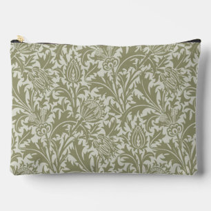 Pochette À Accessoires William Morris Thistle Sage Green Motif