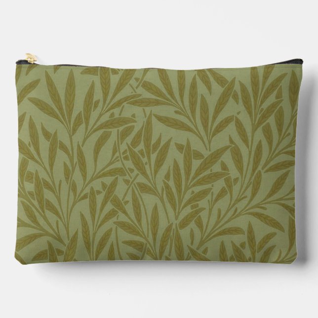 Pochette À Accessoires William Morris Willow Antique Green Leaf Vine Art (Recto)