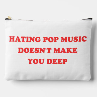 Pochette À Accessoires Y2K - Détester la musique pop ne vous rend pas pro