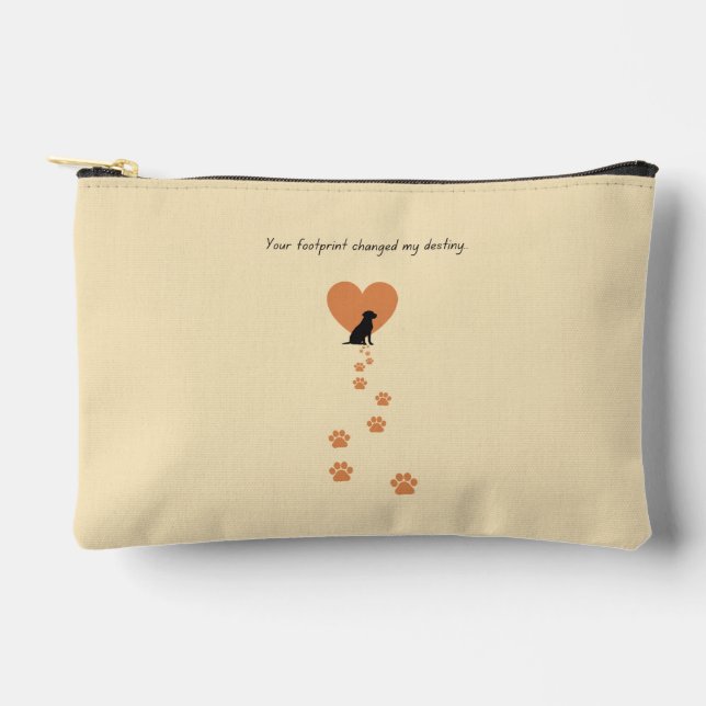 Pochette À Accessoires Your footprint changed my destiny (Recto)