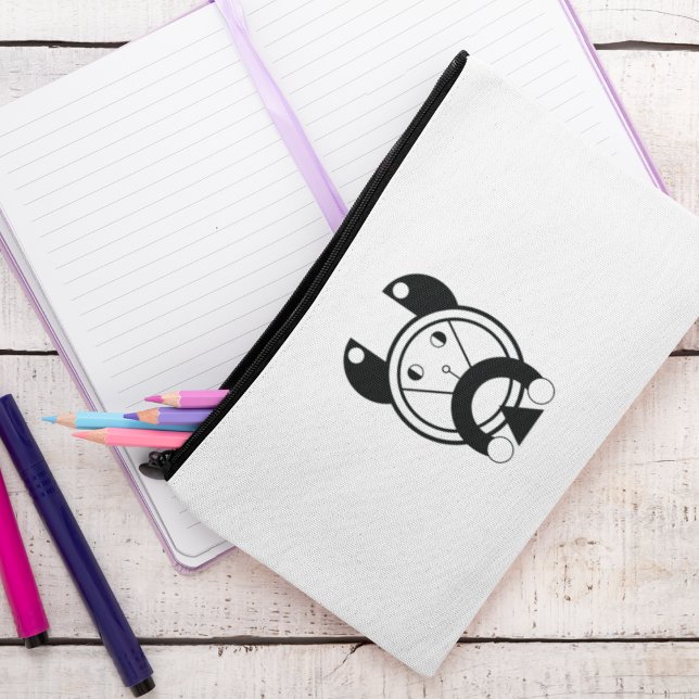 Pochette À Accessoires Zodiaque géométrique Tora Tiger (Carry your essentials with zodiac style)