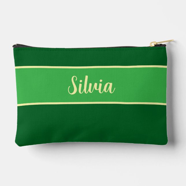 Pochette d'accessoires Floral Lily blanche (Verso)