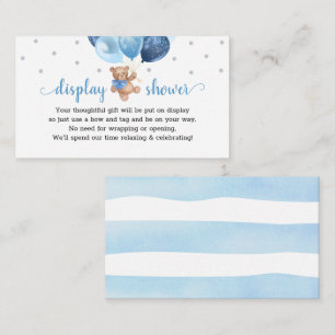 Pochette de douche Teddy Bear pour invitation