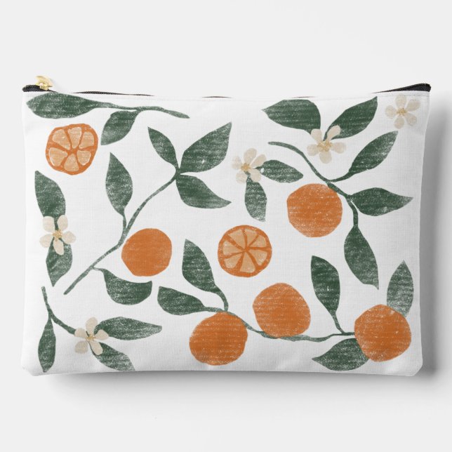 Pochette de Zipper Oranges - Grande (Recto)