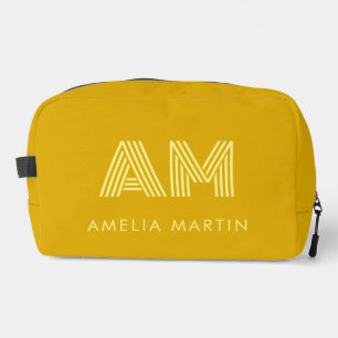 Pochette minimaliste jaune moutarde et citron pâle