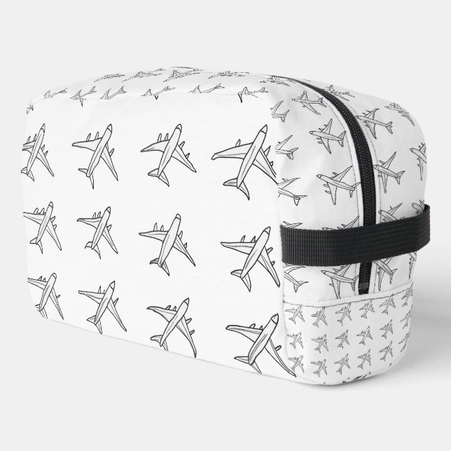 Pochette motif avion (Coin gauche)