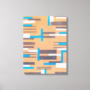 Pochoir de Jazz Art Déco vintage, Motif géométriqu