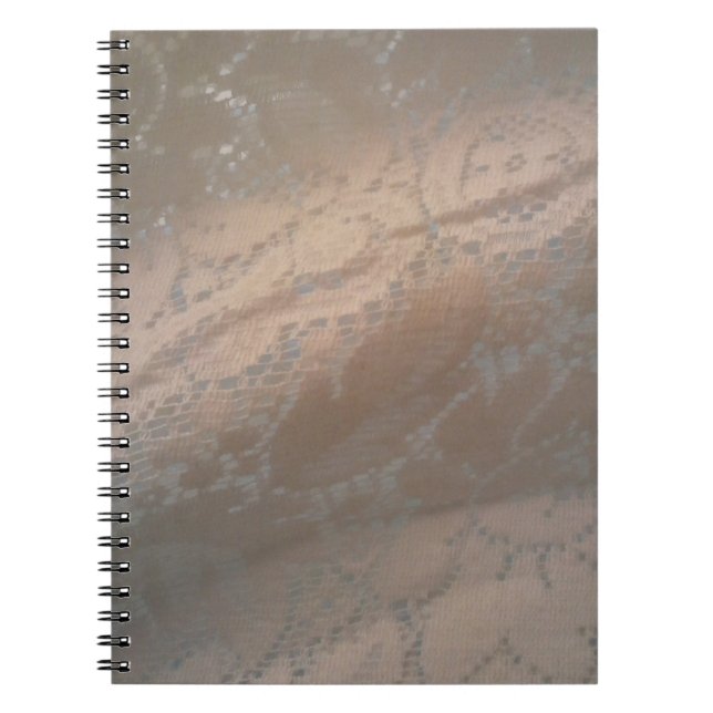 Pocket Journal with Beige Swirl Design  (Devant)