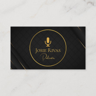 Podcast, Podcaster Carte de visite