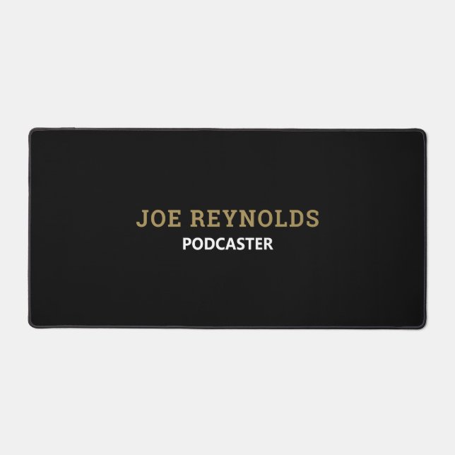 Podcaster moderne et élégant, Podcast (Recto)