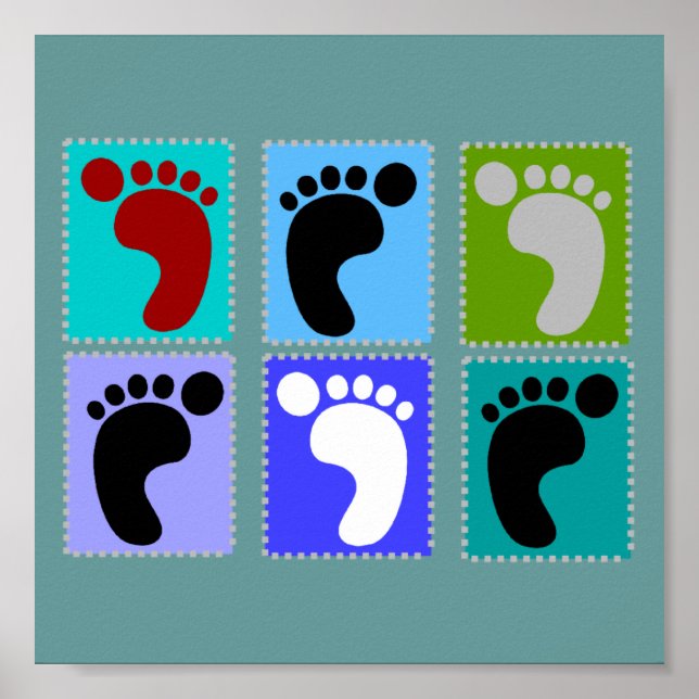 Podiatriste Popart Art Popart Poster (Devant)