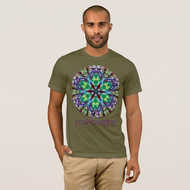 Pods Namaste Kaleidoscope T-shirt (Devant entier)