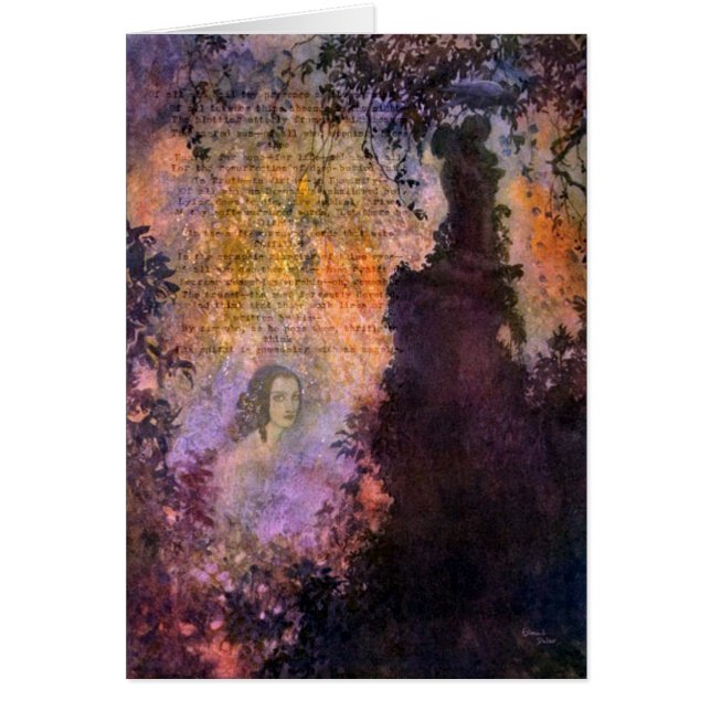 Poe À Mme Marie Louise (Shaw) Collage Numérique (Devant)