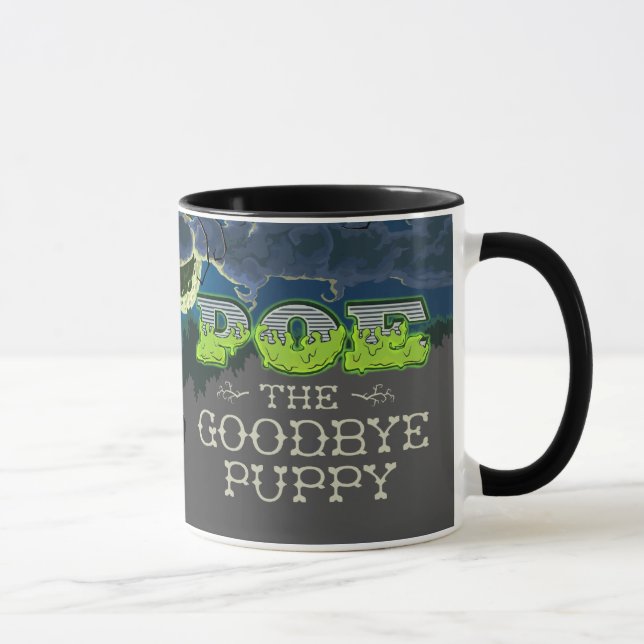 Poe au revoir les tasses de lune de chiot (Droite)