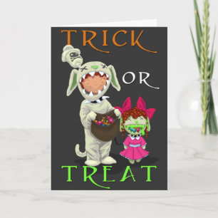 Poe la carte Goodbye Puppy Halloween