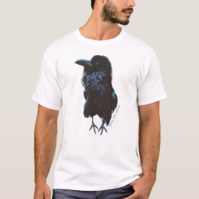 Poe le T-Shirt Corbeau (Devant)