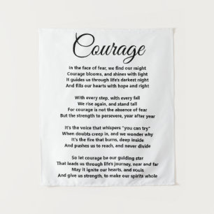Poème de Courage sur la Tapisserie