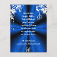 Poème de Noël allemand , Ajoutez votre texte Carte
