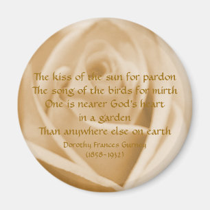 Poème du jardin de Dieu - aimant