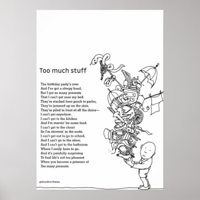 "Poèmes Shel Silverstein Poems Poster : Inspirer (Devant)