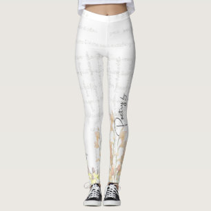 “Poésie Peinte Douce” – Leggings