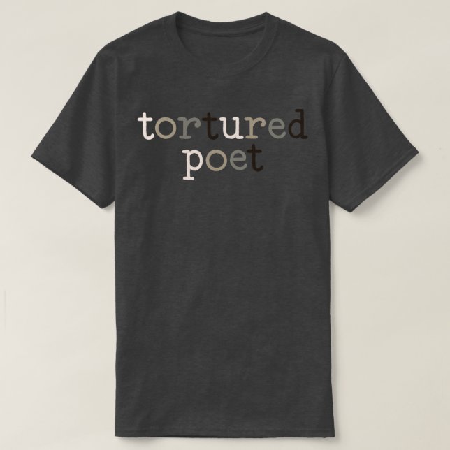 poète torturé TShirt 2 (Design devant)