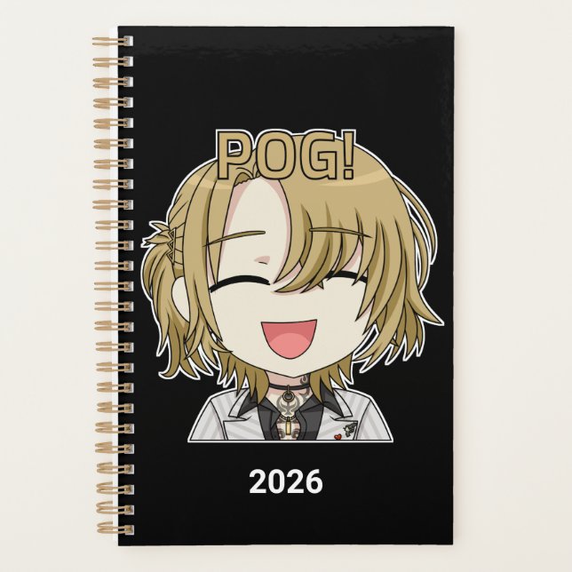 Pog! Chibi Planner 2026 - Luca Kaneshiro Fanart (Devant)