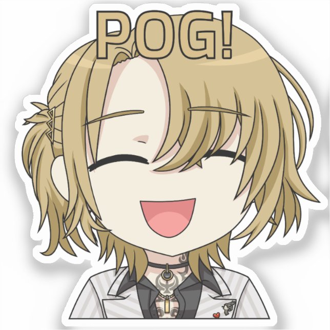 Pog! Chibi Sticker - Luca Kaneshiro Fan Art (Recto)