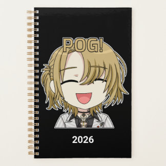 Pog ! Planificateur Chibi 2026 - Fanart de Luca Ka