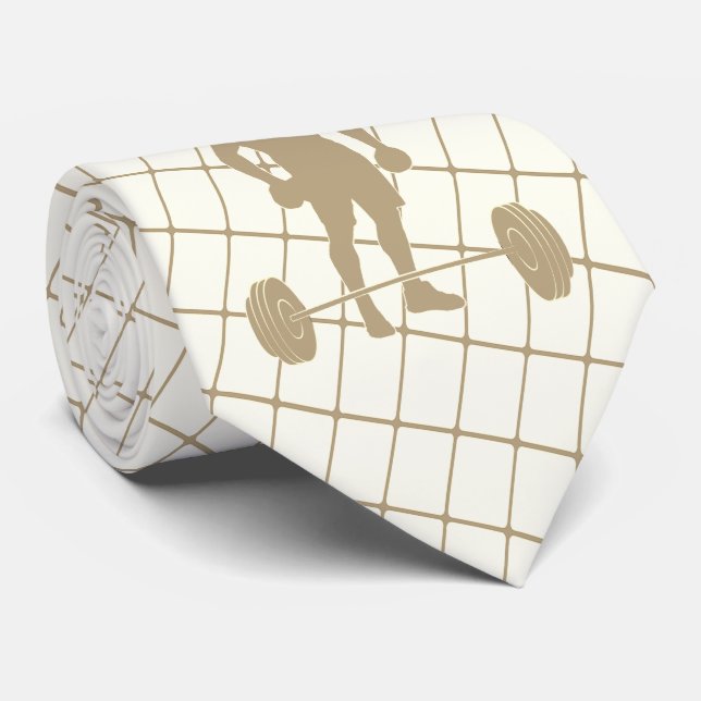 Poids et poids sur la cravate de contrôle Tan (Roulé)