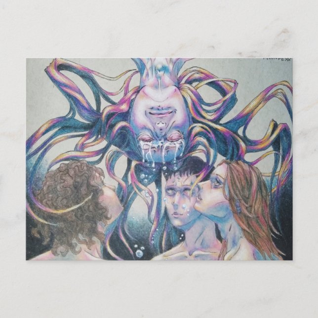 Poignant Art Series 3 de 11 Taille de carte postal (Devant)