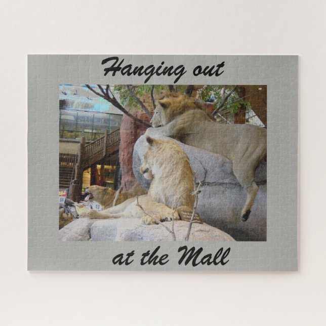 Poignée au puzzle du centre commercial (Horizontal)