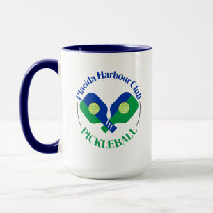 Poignée bleue de tasse de ton de PHC Pickleball