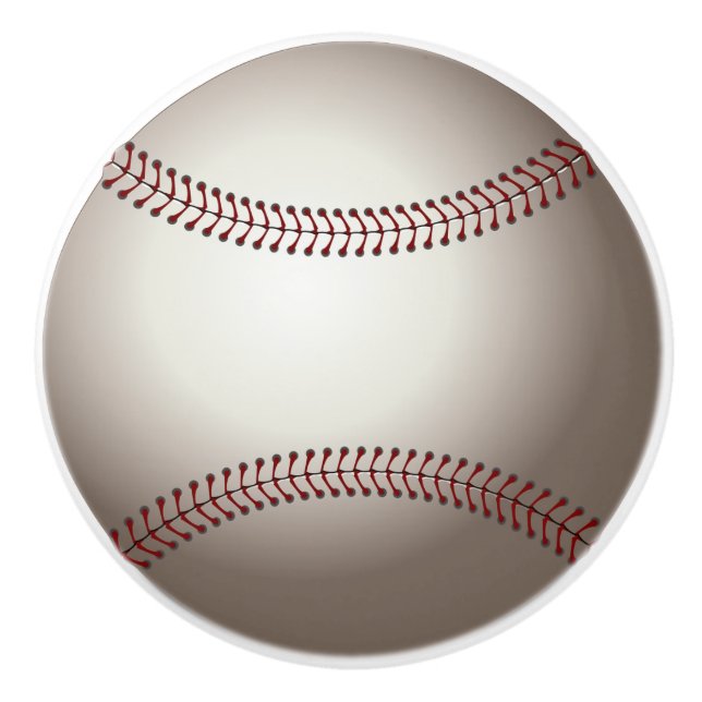 Poignée de meuble à bouton de porte de baseball (Devant)