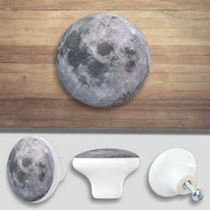 Poignée de meuble à bouton de porte Lune