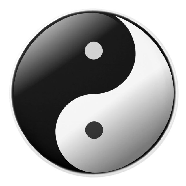 Poignée de meuble à bouton de porte Yin Yang (Devant)