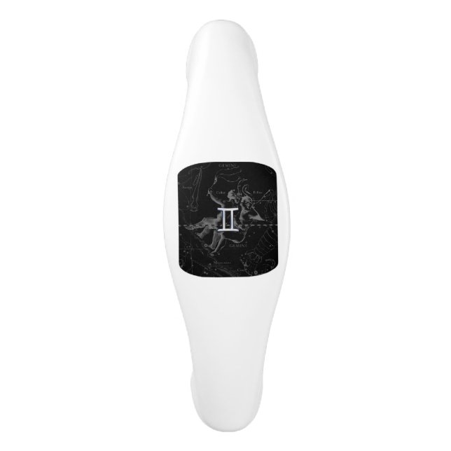 Poignée De Porte En Céramique Chrome comme Gemini Zodiac Symbole sur Hevelius (Devant)